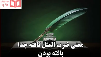 معنی ضرب المثل تافته جدا بافته بودن