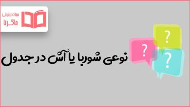 نوعی شوربا یا آش در جدول