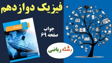 جواب تمرین و پرسش صفحه ۶۹ فیزیک دوازدهم ریاضی