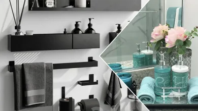 ایده چیدمان اکسسوری سرویس بهداشتی