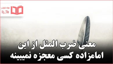 معنی ضرب المثل از این امامزاده کسی معجزه نمیبینه