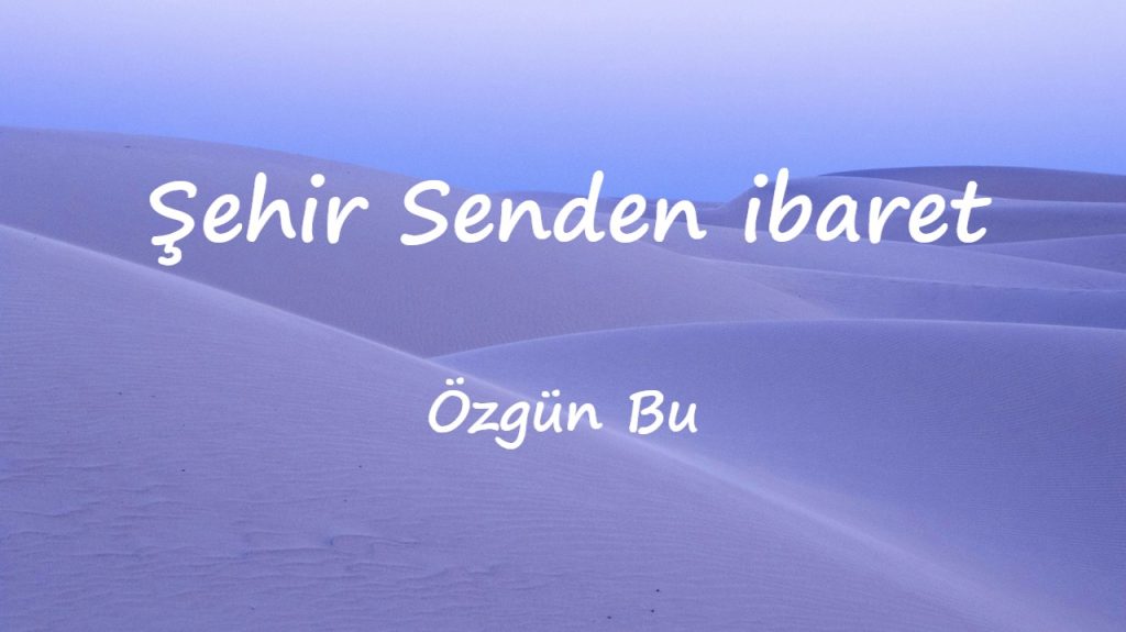 متن و ترجمه آهنگ Bu Şehir Senden ibaret از Özgün