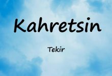 متن و ترجمه آهنگ Kahretsin از Tekir