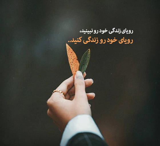 عکس متن دار الهام‌ بخش درباره تسلیم نشدن بعد از شکست