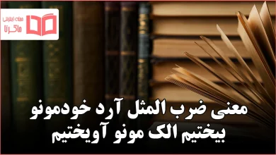 معنی ضرب المثل آرد خودمونو بیختیم الک مونو آویختیم