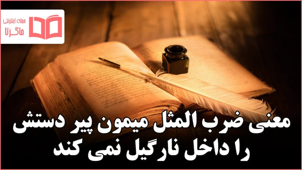 معنی ضرب المثل میمون پیر دستش را داخل نارگیل نمی کند