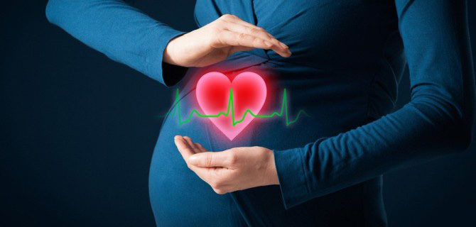 عکس پروفایل احساسی درباره شنیدن ضربان قلب نوزاد