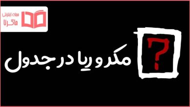 مکر و ریا در جدول