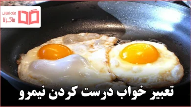 تعبیر خواب درست کردن نیمرو