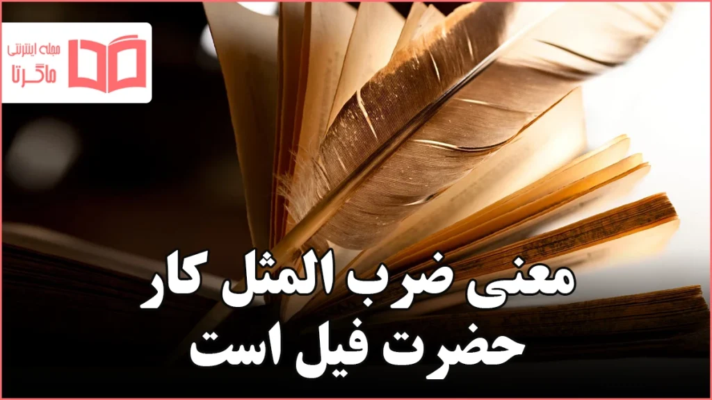 معنی ضرب المثل کار حضرت فیل است