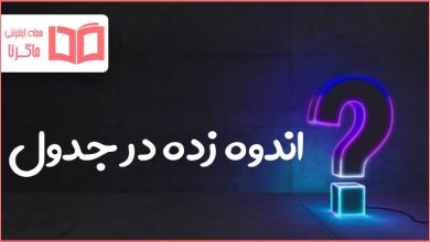 اندوه زده در جدول