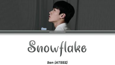 متن و ترجمه آهنگ Snowflake از San عضو ATEEZ