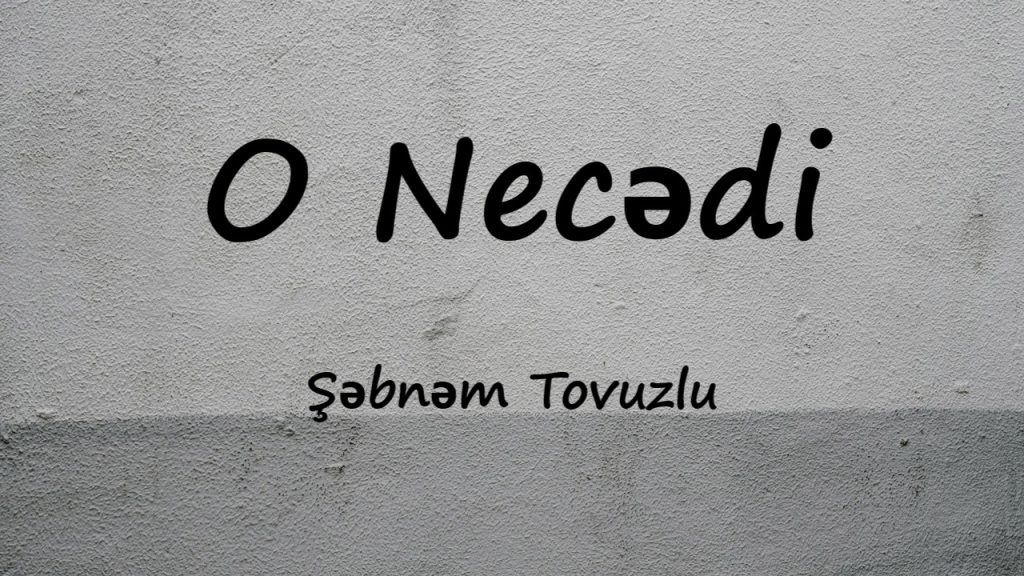 متن و ترجمه آهنگ O Necədi از Şəbnəm Tovuzlu