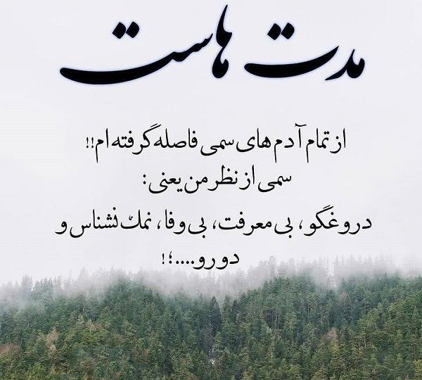 عکس پروفایل کوبنده در مورد آدم‌های نمک‌ نشناس