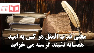 معنی ضرب المثل هر کس به امید همسایه نشیند گرسنه می خوابد