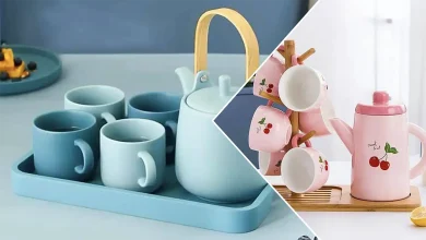 سرویس چایی خوری رنگی