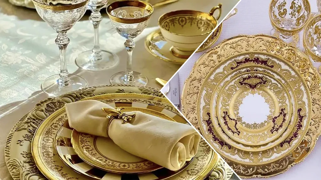 ظروف پذیرایی طلایی جدید