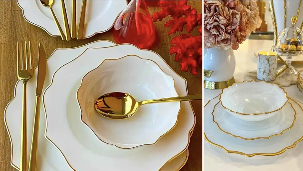 ست بشقاب پذیرایی