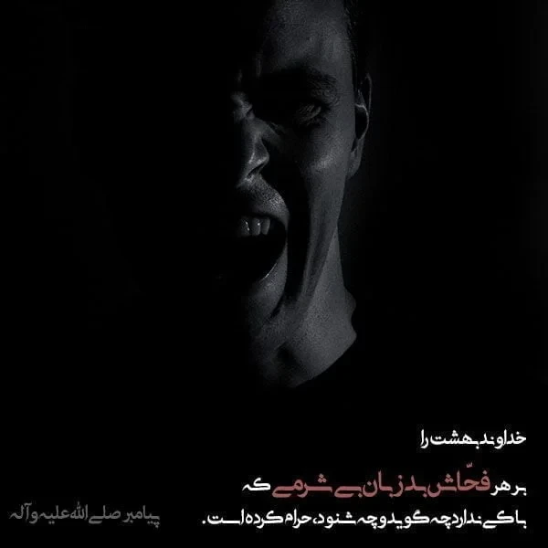 عکس نوشته تامل‌برانگیز درباره تاثیر کلام ناسزا