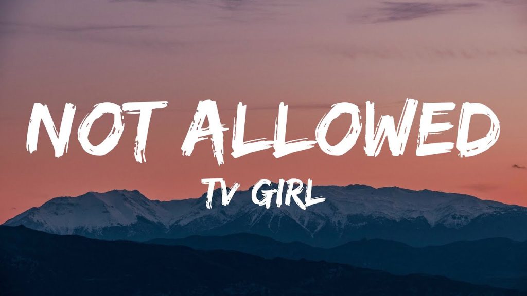 متن و ترجمه آهنگ Not Allowed از TV Girl