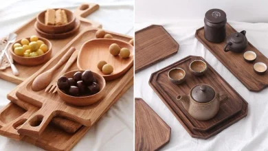مدل سرویس صبحانه خوری چوبی مدرن