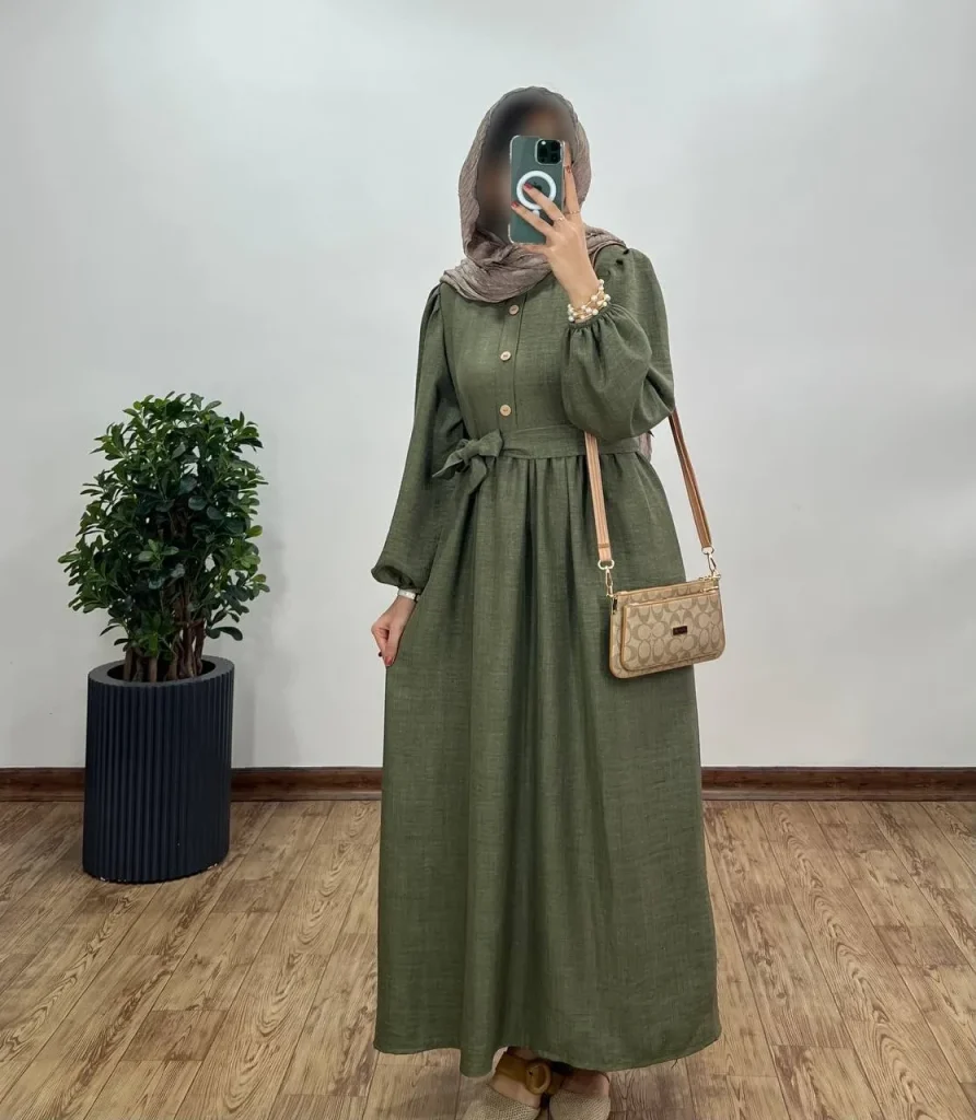 پیراهن مانتویی