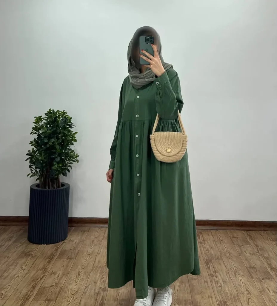 پیراهن مانتویی