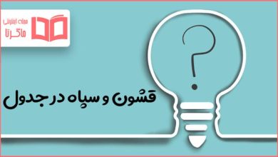 قشون و سپاه در جدول