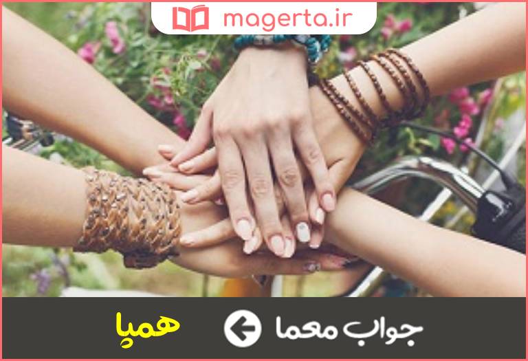 جواب معما همراه و رفیق در جدول