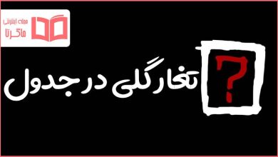 تغار گلی در جدول
