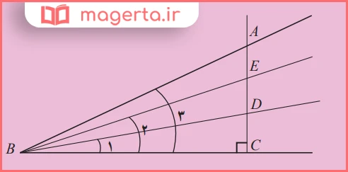 جواب سوال ۱ کار در کلاس صفحه ۱۳۵ ریاضی دهم فنی