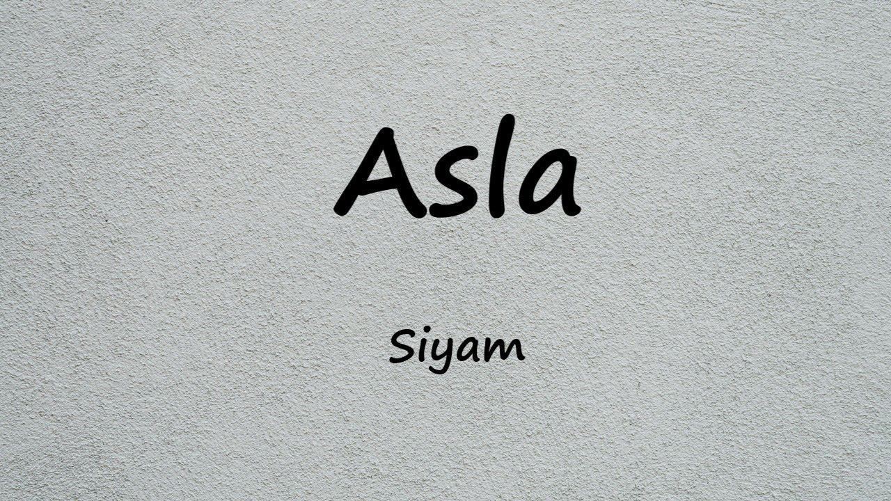  Asla Siyam 