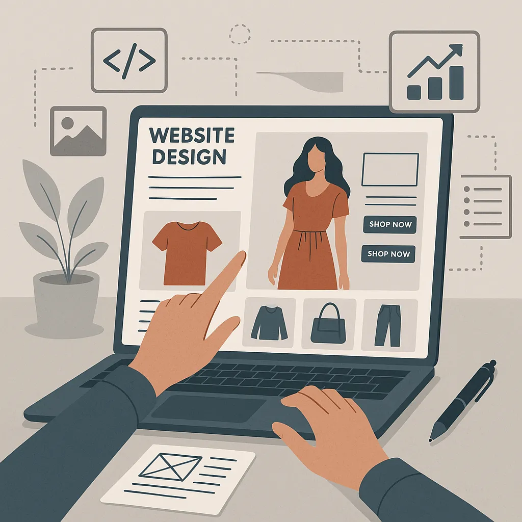 طراحی سایت پوشاک