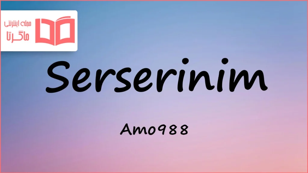 متن و ترجمه آهنگ Serserinim از Amo988