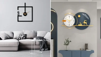 مدل ساعت دیواری دکوری برای پذیرایی