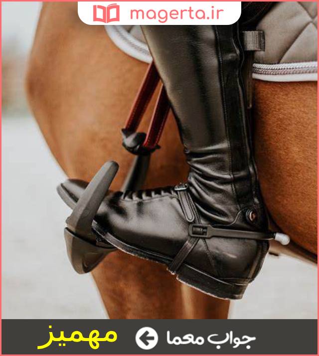 جواب معما یک سوارکار از این استفاده می کند تا اسب را سریعتر حرکت دهد در جدول