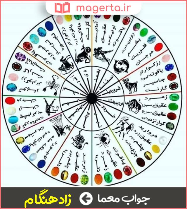 جواب معما ماه تولدش در جدول