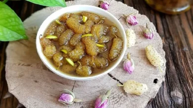 طرز تهیه مربا توت سفید