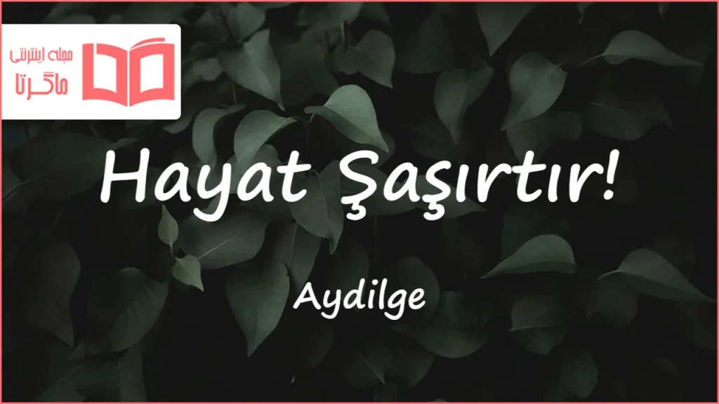 متن و ترجمه آهنگ Hayat Şaşırtır از Aydilge