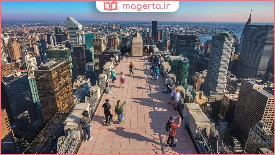 مرکز راکفلر و سکوی تاپ آو د راک