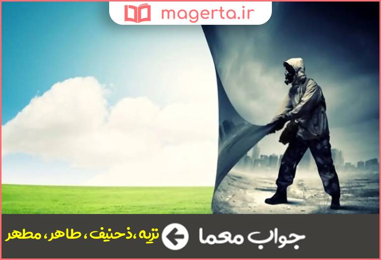 جواب معما پاک پاکیزه در جدول