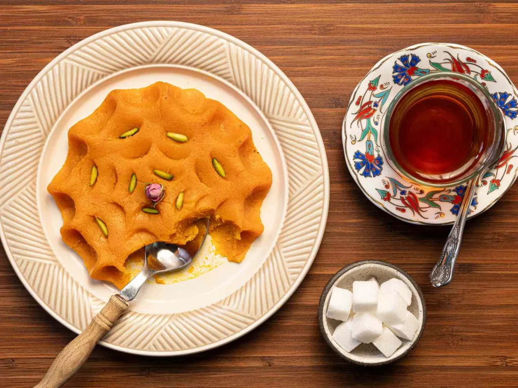 طرز تهیه حلوا قندی کرمانی