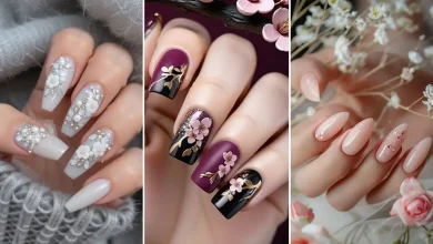 مدل ناخن عروس به سبک دختران کره‌ ای در سال ۲۰۲۵