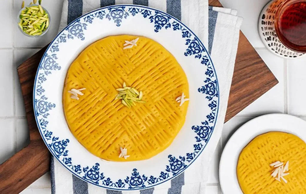 طرز تهیه حلوای شیر