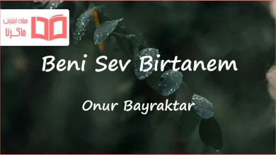 متن و ترجمه آهنگ Beni Sev Birtanem از Onur Bayraktar