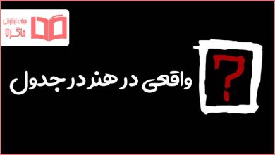 واقعی در هنر در جدول