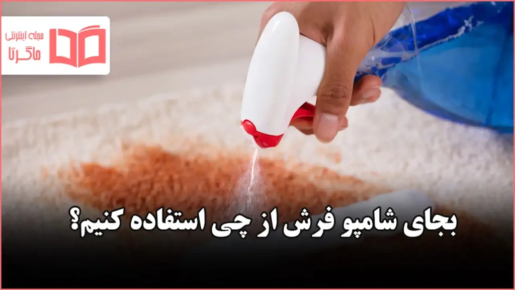 بجای شامپو فرش از چی استفاده کنیم؟