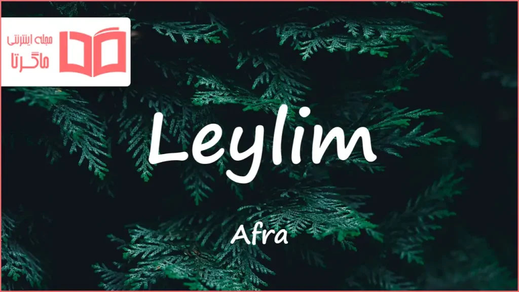 متن و ترجمه آهنگ Leylim از Afra