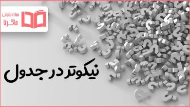 نیکوتر در جدول