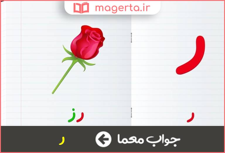 جواب معما حرف شیب دار در جدول